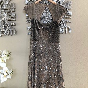 Adrianna Papel sequin evening gown